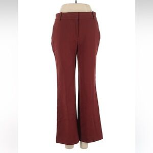 Ann Taylor Maroon Flare Pants